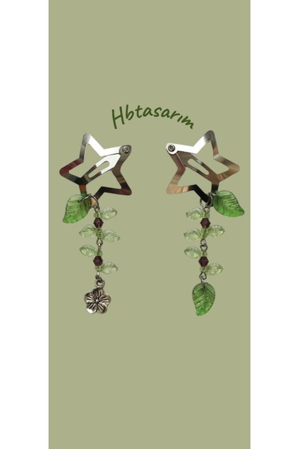 Starry Leaf Branch Design Buckle
