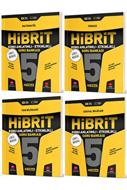 Hız Yayınları HIZ YAYINLARI 5.SINIF HİBRİT TÜRKÇE KONU ANLATIMLI