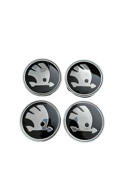 Σετ 4 καπάκια τροχών 68mm Skoda συμβατό/ανταλλακτικό ζάντα κράματος
