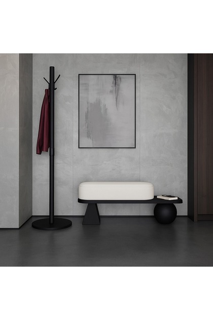 MODERN BENCH PUF SİYAH 140 cm