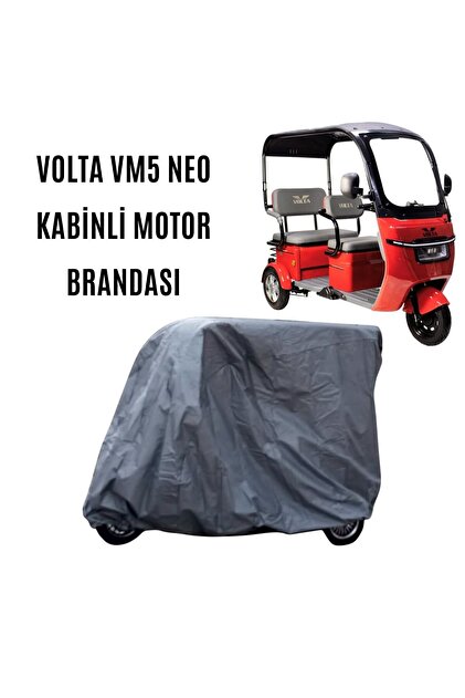 MaxDurable Volta VM5 Neo 3 Teker Kabinli Motosiklet Brandası Su