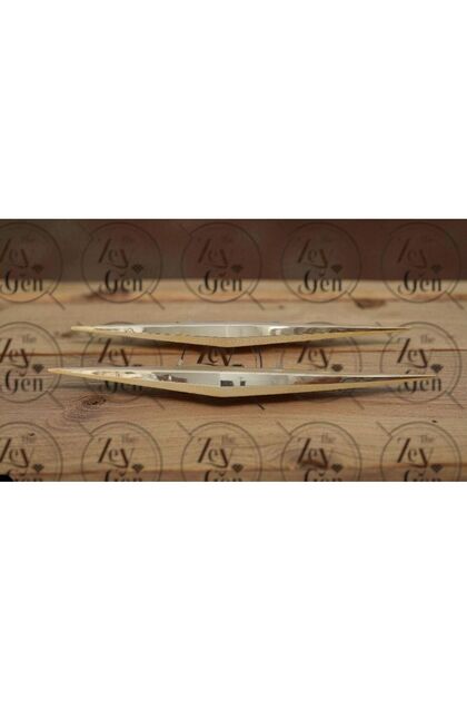 KLAPA PLASTİK 32 CM GOLD KAPLAMA ÇİVİLİ KLAPA MOBİLYA KLAPASI KOLTUK - KANEPE KLAPASI (4 ADET)