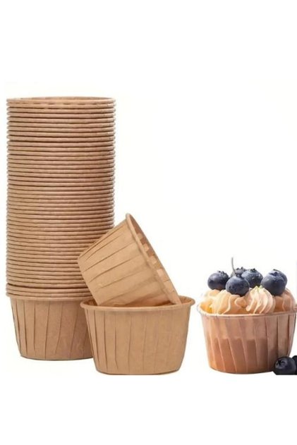 Cupcake/Muffin/Suffle Cake Capsule Kraft 50 Li
