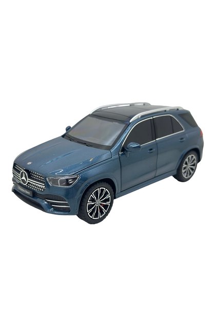 Mercedes GLE 1:24 син метален модел със светлина, звук, отварящи се врати
