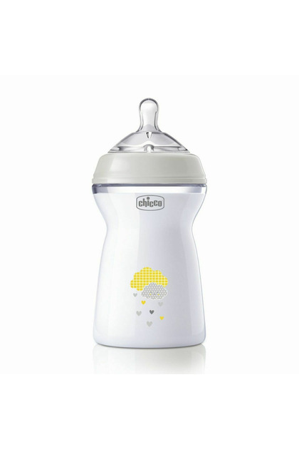 Biberon anticolici, Chicco, Feeling, Plastic, Cu tetina Din silicon moale