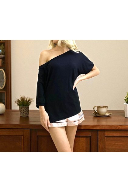 Women's Off-Shoulder Single Jersey Fabric T-Shirt – Comfortable and Stylish