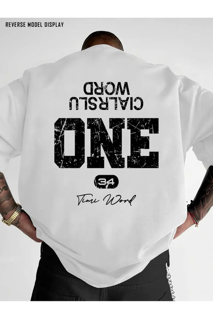 Premium Oversize Cut Short Sleeve Printed T-Shirt