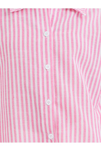Pinstripe Oversized Shirt