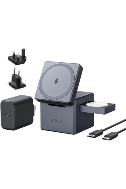 3-in-1 Wireless Charger Grey