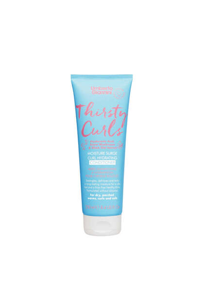 Balsam hidratant pentru păr creț și uscat, acid hialuronic, Thirsty Curls, Umberto Giannini, 250ml