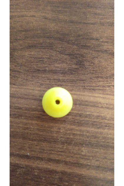Sazan Dip Yemi Ufo Boncuk Sarı 16 Mm (dar Delik) 50 Adet Standart
