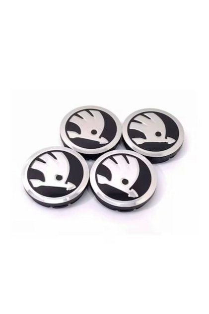 Set 4 Capace pentru Jante Aliaj model Compatibil Skoda 56mm 5JAG01151A Gri