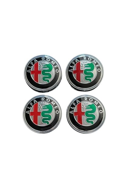 Σετ 4 τάσια τροχών 60mm συμβατά με Alfa Romeo / αντικατάσταση ζαντών αλουμινίου