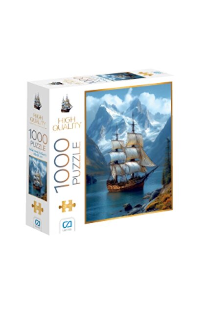 mavi su dünyası Manzara ve Gemi Puzzle 1000 Parça - Fiyatı, Yorumları