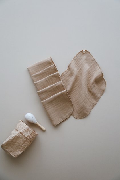 Dery Baby 25*25 4 Layer Muslin Mouth Wipes
