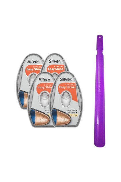 Set 4 bureti premium cu rezervor pentru lustruire incolor si incaltator 50 cm