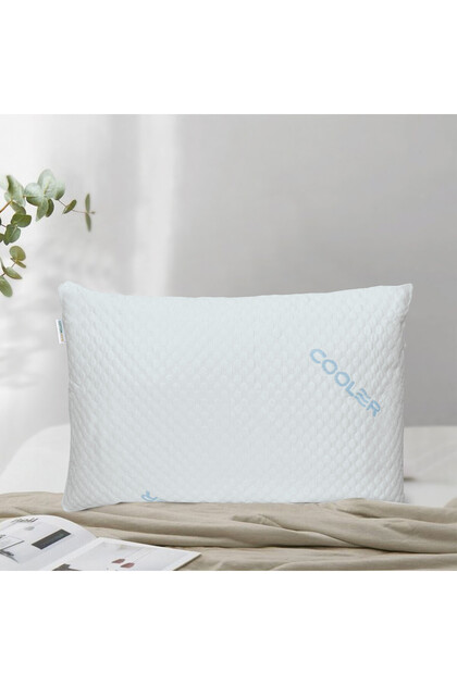 Breathable Coolant Pillow Protector 100% Waterproof Standard Size 50x75cm,White
