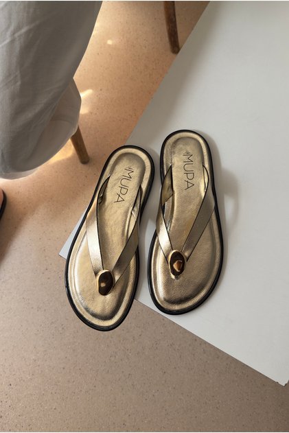 Women's Slippers Gold