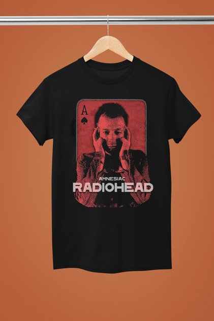 Radiohead Printed Cotton Short Sleeve Regular Fit Rock Tshirt