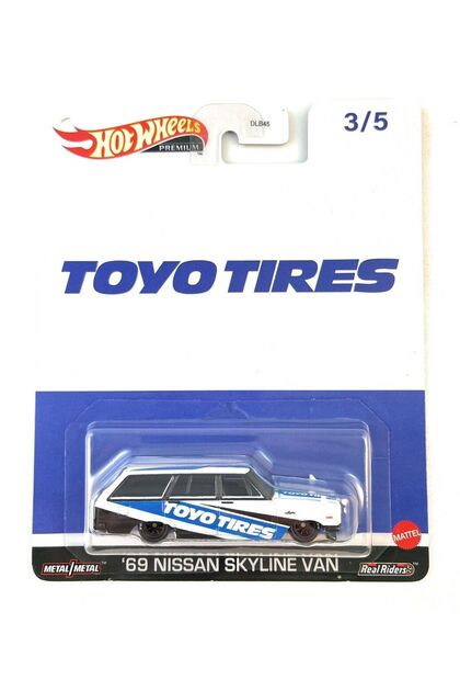 HOT WHEELS Premium Toyo Tires '69 Nissan Skyline Van HKD06