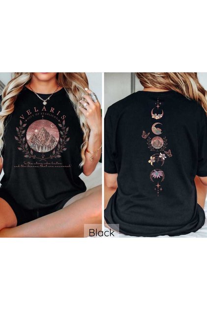 Дамска памучна тениска Velaris Starlight Printed