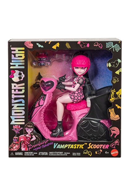 MONSTER HIGH Vamptastic Scooter Draculaura JDR61 - Fiyatı, Yorumları