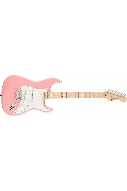 SQUIER Fender FSR Sonic Stratocaster HT Shell Pink Elektro Gitar