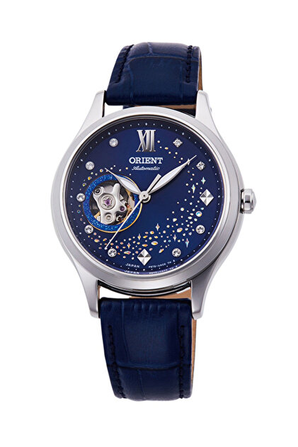 Blue Moon RA-AG0018L30B Otomatik Deri Lacivert 36 mm Kadın Kol Saati