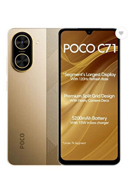 Xiaomi Poco C71 Dual SIM (3GB/64GB) Negru- Trendyol