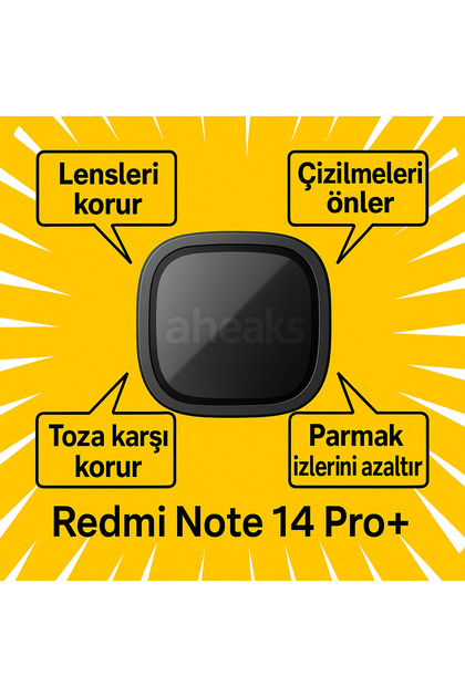Xiaomi Redmi Note 14 Pro Plus Camera Lens Protector – Ultra Clear and Durable Protection