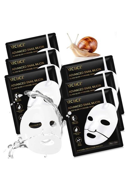 Комплект за терапия Premium Treatment 6 концентрирани маски с филтриран секрет от охлюв и колаген, NOVA KISS®