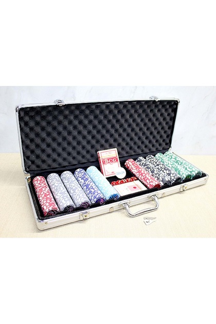 Portable Aluminum Alloy Chip Box 500Pcs Display Case for Casino Game Supplies Chinese Manufacturer
