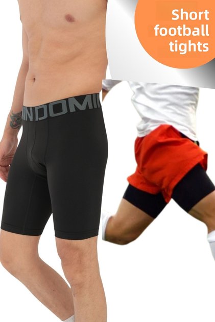 Men's Above Knee Short Football Tights Dmn32548