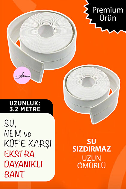 adornazzle Su Sızdırmaz Geçirmez Bant, Lavabo Küvet Kenar Bandı