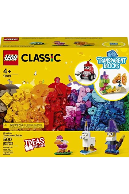 Lego Classic 11013 500 Parça Yaratıcı Şeffaf Yapım Parçaları