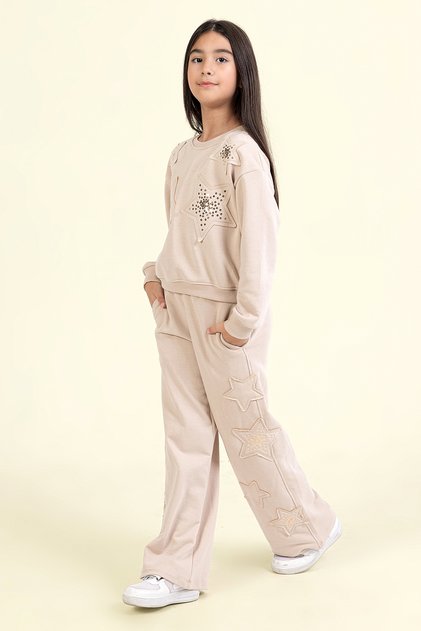 Girl's Starry Tracksuit Set