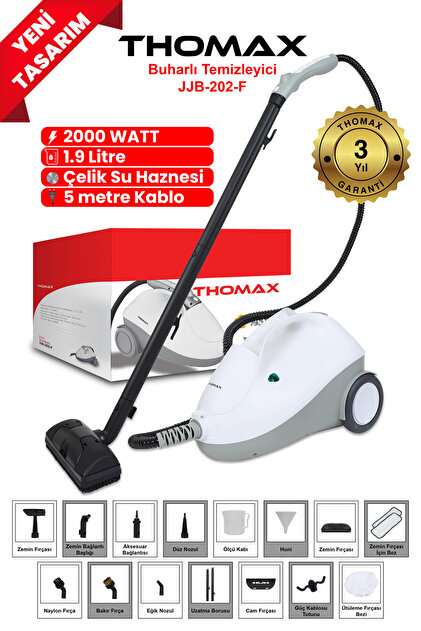 THOMAX Çok Fonksiyonlu Buharlı Temizleyici Buharlı Temizlik
