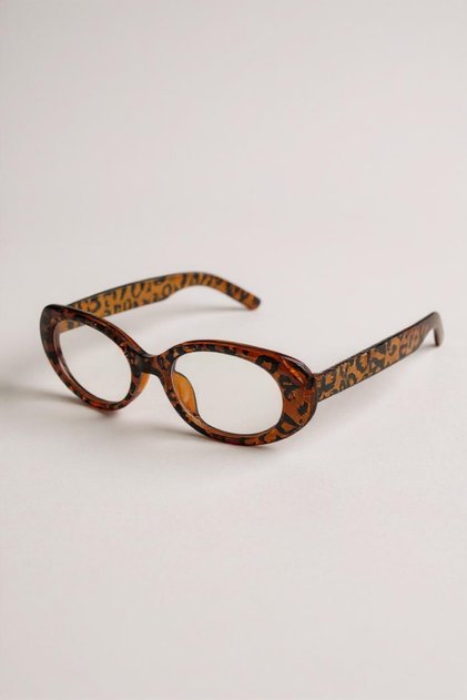 Cat Eye Classic Vintage Leopard Glasses