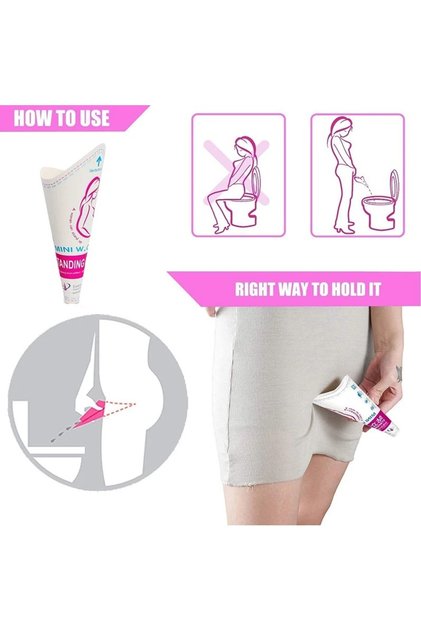 Standing Urinal Device for Women's Pregnant Patients, 20 Pcs with Single Use Bag