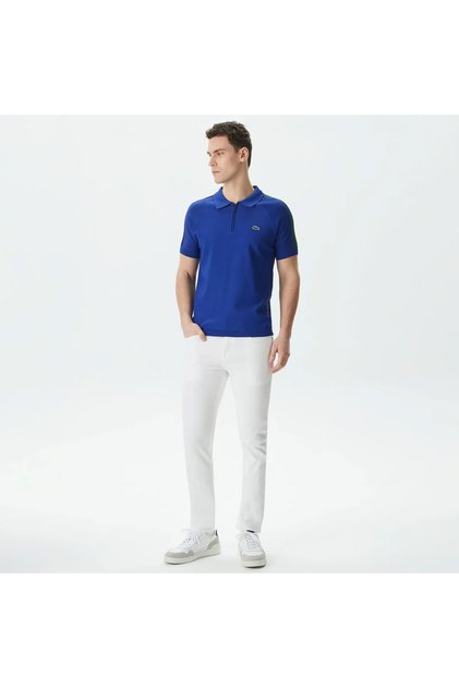 Erkek Slim Fit Beyaz Jean Pantolon