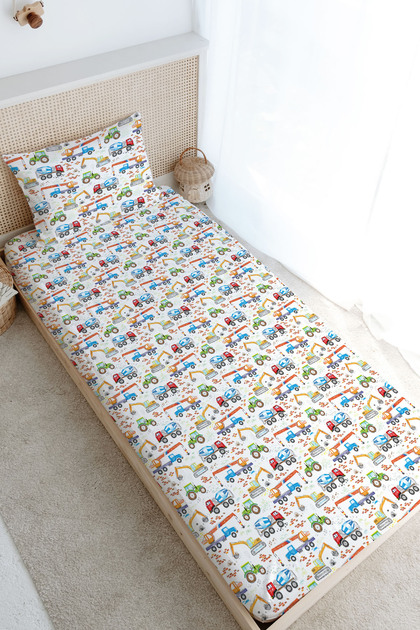 Single Fitted Sheet Set - Iconic Series - Color Business Machinery
