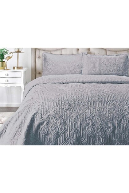 Flair Bedspread Double-Grey