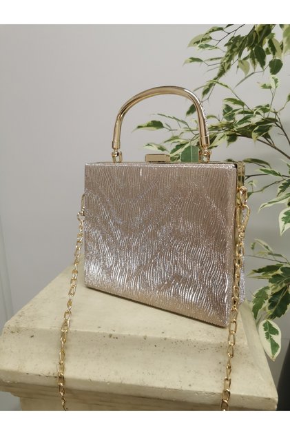 Women's Snake Gold Evening Dress Clutch Chain Strap Hand Wedding Engagement Night Shoulder Bag