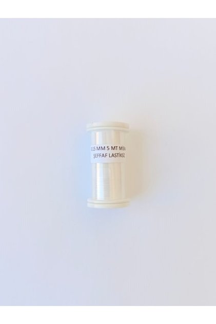 0.15 Mm 5 Metre Şeffaf Misina (LASTİKSİZ) Ince Kum Boncuk Miyuki Takı Misinası