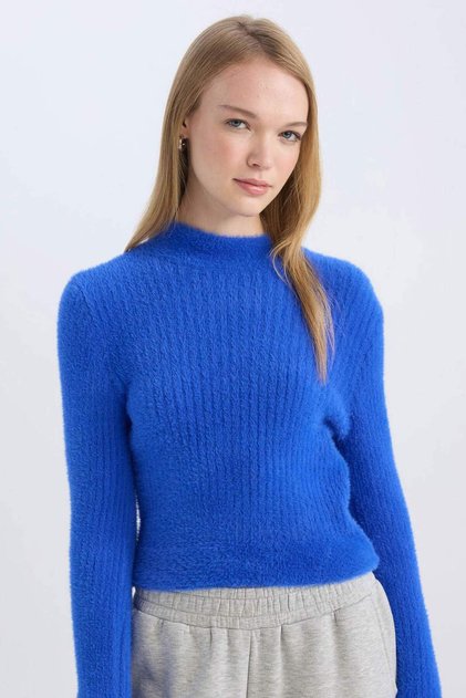 Coool Regular Fit Half Turtleneck Sweater A2013Ax24Cw