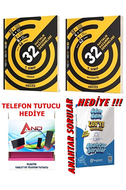 Hız Yayınları 7.SINIF 2025 GÜNCEL BASKI 32 HAFTALIK DENEME TÜRKÇE
