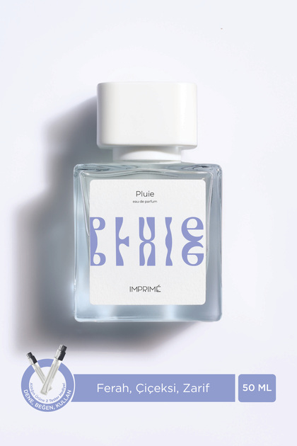 Pluie Edp Unisex Parfüm 50ml| Ferah Çiçeksi | Bergamot, Pembe Biber, Yağmur, Gül, Yasemin,çam, Misk