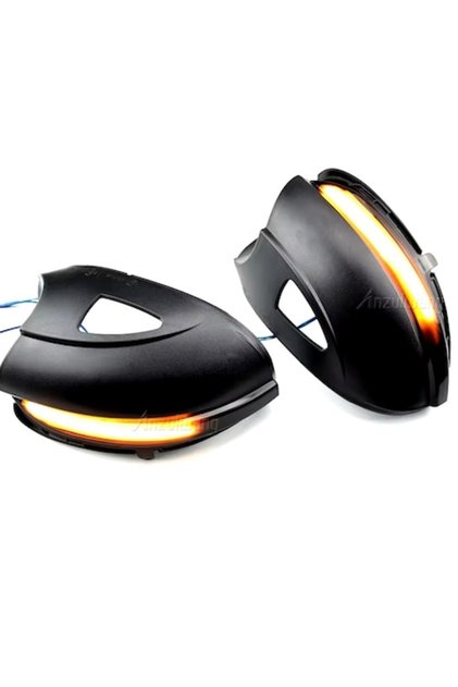 Комплект от 2 динамични LED мигача за огледала за VW Golf 6 Hatchback, Touran