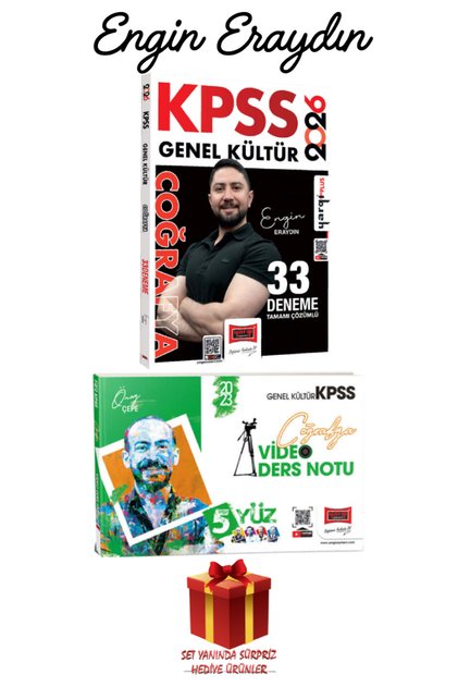 Yargı Yayınları Engin Eraydın | 2026 KPSS Tamamı Çözümlü Coğrafya