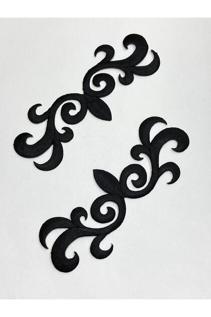 Colorful Iron-On Embroidery Applique/Medium Size Colorful Applique Set of 2 # 9